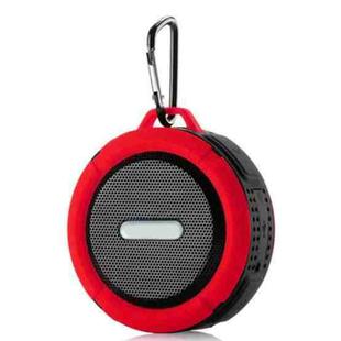C6a Outdoor Chuck Wireless Bluetooth Car Speaker Suction Cup Speaker, Support TF Card(Red)