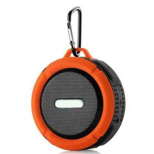 C6a Outdoor Chuck Wireless Bluetooth Car Speaker Suction Cup Speaker, Support TF Card(Orange)