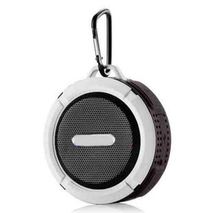 C6a Outdoor Chuck Wireless Bluetooth Car Speaker Suction Cup Speaker, Support TF Card(White)