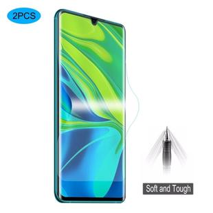 For Xiaomi CC9 Pro/Note 10 Global 2 PCS ENKAY Hat-Prince 0.1mm 3D Full Screen Protector Explosion-proof Hydrogel Film