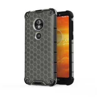 For Motorola Moto E5 Play Go Shockproof Honeycomb PC + TPU Case(Grey)