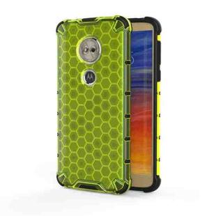 For Motorola Moto G6 Play Shockproof Honeycomb PC + TPU Case(Green)