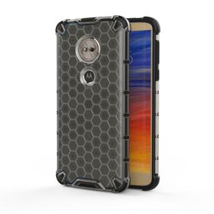 For Motorola Moto G6 Play Shockproof Honeycomb PC + TPU Case(Grey)