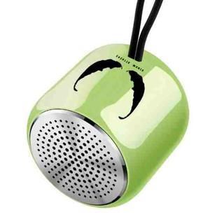 M9 Bluetooth5.0 Subwoofer Portable Speaker Aluminium Alloy Body Music Player(Green)