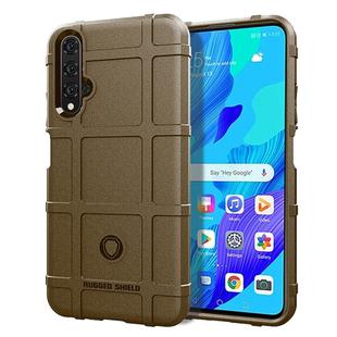 For Huawei Honor 20 Full Coverage Shockproof TPU Case(Brown)