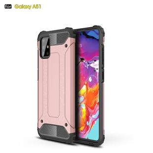 For Galaxy A51 Magic Armor TPU + PC Combination Case(Rose Gold)