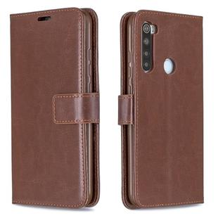 For Xiaomi Redmi Note 8 Crazy Horse Texture Horizontal Flip Leather Case with Holder & Card Slots & Wallet & Photo Frame(Brown)