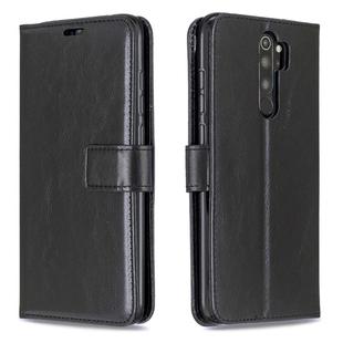 For Xiaomi Redmi Note 8 Pro Crazy Horse Texture Horizontal Flip Leather Case with Holder & Card Slots & Wallet & Photo Frame(Black)