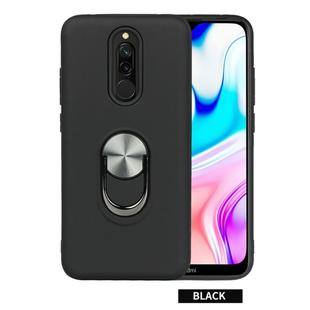 For Xiaomi Redmi 8  360 Rotary Multifunctional Stent PC+TPU Case with Magnetic Invisible Holder(Black)