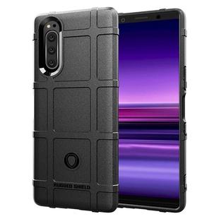 For Sony Xperia 5  Full Coverage Shockproof TPU Case(Black)