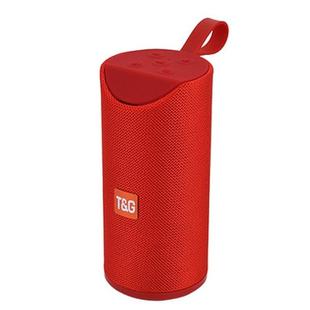 T&G TG113 Portable Bluetooth Speakers Waterproof Stereo Outdoor Loudspeaker MP3 Bass Sound Box with FM Radio(Red)
