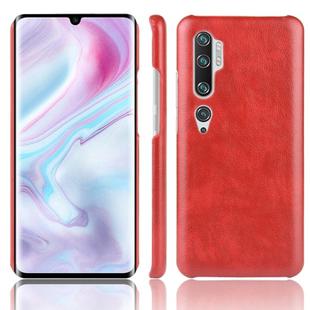 For Xiaomi Mi Note 10/ Note10 Pro/CC9 Pro Shockproof Litchi Texture PC + PU Case(Red)