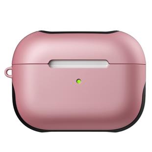 For Apple AirPods Pro Glossy PC Bluetooth Headphone Protective Case(Pink)