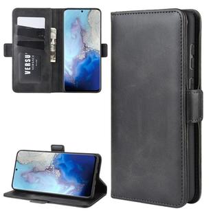 For Galaxy S20 Dual-side Magnetic Buckle Horizontal Flip Leather Case with Holder & Card Slots & Wallet(Black)
