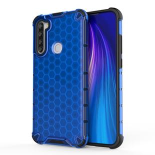 For Xiaomi Redmi Note 8T Shockproof Honeycomb PC + TPU Case(Blue)