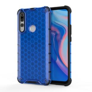 For Huawei Y9 Prime (2019)  Shockproof Honeycomb PC + TPU Case(Blue)