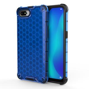 For Oppo A1k Shockproof Honeycomb PC + TPU Case(Blue)