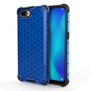 For OPPO Realme C2 Shockproof Honeycomb PC + TPU Case(Blue)