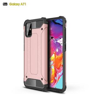 For Galaxy A71 Magic Armor TPU + PC Combination Case(Rose Gold)