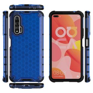 For Huawei Nova 6  Shockproof Honeycomb PC + TPU Case(Blue)