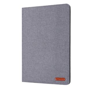 For iPad 10.2 Cloth Style TPU Flat Protective Shell(Gray)
