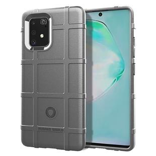 For Galaxy A91 Full Coverage Shockproof TPU Case(Grey)