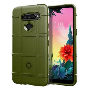 For LG K50S  Full Coverage Shockproof TPU Case(Army Green)