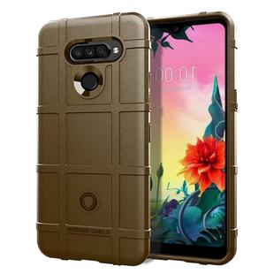 For LG K50S  Full Coverage Shockproof TPU Case(Brown)