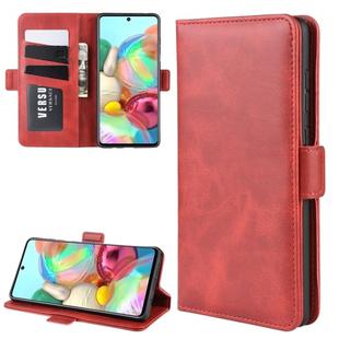 For Galaxy A81 / M60S / Note 10 Lite  Dual-side Magnetic Buckle Horizontal Flip Leather Case with Holder & Card Slots & Wallet(Red)