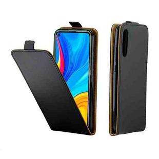 For Huawei Enjoy 10/Honor Play3 Business Style Vertical Flip TPU Leather Case  with Card Slot(Black)