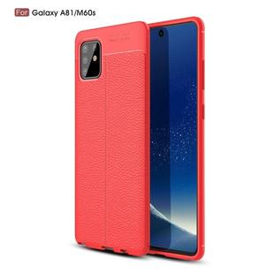 For Galaxy A81 / M60s Litchi Texture TPU Shockproof Case(Red)