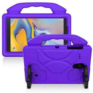 For Samsung Galaxy Tab A 8.0  T387 Thumb Bracket EVA Shockproof Tablet Case(Purple)