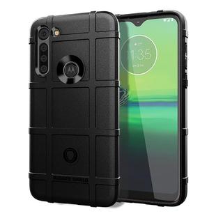 For Motorola Moto G8 Power Full Coverage Shockproof TPU Case(Black)