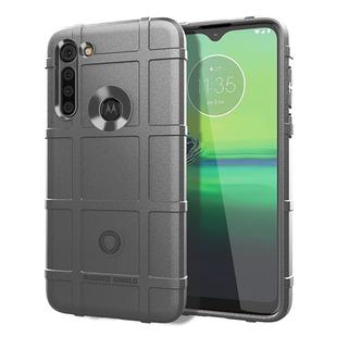 For Motorola Moto G8 Power Full Coverage Shockproof TPU Case(Grey)