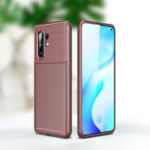 For VIVO X30 Carbon Fiber Texture Shockproof TPU Case(Brown)