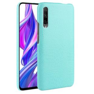 For Huawei P Smart Pro 2019/9X Pro Shockproof Crocodile Texture PC + PU Case(Light green)