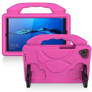 For Huawei MediaPad  M5 8.4 EVA Material Tablet Computer Falling Proof Cover With Thumb Bracket(Rose Red)