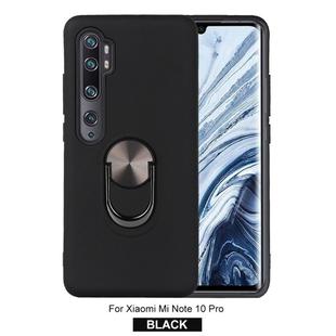 For Xiaomi Mi Note10 Pro / Note10 360 Rotary Multifunctional Stent PC+TPU Case with Magnetic Invisible Holder(Black)