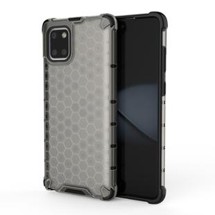 For Galaxy Note10 Lite  Shockproof Honeycomb PC + TPU Case(Grey)