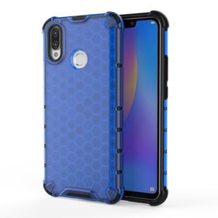 For Huawei Nova 3i  Shockproof Honeycomb PC + TPU Case(Blue)