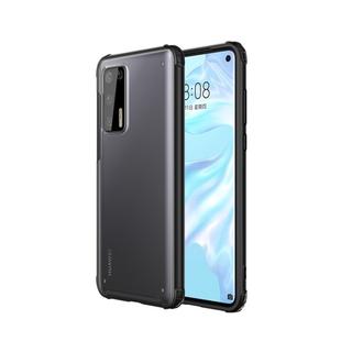 For Huawei P40 Four-corner Shockproof TPU + PC Protective Case(Black)