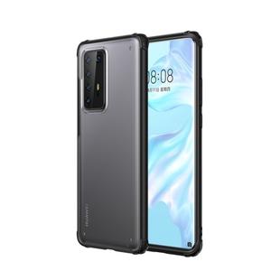 For Huawei P40 Pro Four-corner Shockproof TPU + PC Protective Case(Black)