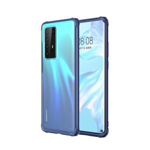 For Huawei P40 Pro Four-corner Shockproof TPU + PC Protective Case(Blue)