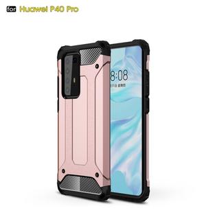 For Huawei P40 Pro Magic Armor TPU + PC Combination Case(Rose Gold)