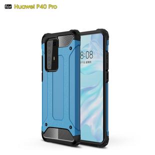 For Huawei P40 Pro Magic Armor TPU + PC Combination Case(Blue)