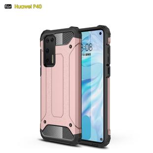 For Huawei P40 Magic Armor TPU + PC Combination Case(Rose Gold)