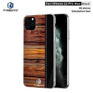 For iPhone 11 Pro Max For  iPhone 11 Pro Max PINWUYO Pindun Series Slim 3D Call Flashing PC All-inclusive Waterproof Shockproof Protection Case(Black)