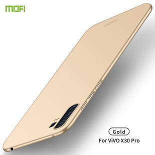 For Vivo X30 Pro MOFI Frosted PC Ultra-thin Hard Case(Gold)