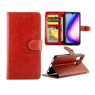 For Vivo Y19 / U3/ Y5s/ U20 Crazy Horse Texture Leather Horizontal Flip Protective Case with Holder & Card Slots & Wallet & Photo Frame(Brown)