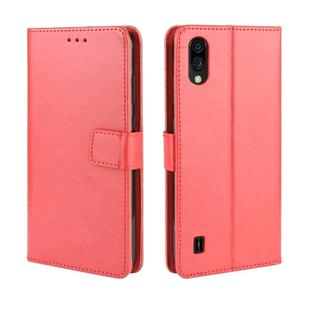 For ZTE Blade A5 2020 Retro Crazy Horse Texture Horizontal Flip Leather Case with Holder & Card Slots & Photo Frame(Red)